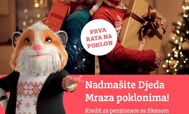 Penzionerima prva rata kredita na poklon