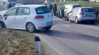 Troje povrijeđenih u saobraćajnoj nesreći u Doboju