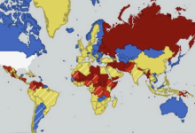 SAD objavile mapu rizičnih zemalja za 2026: Gdje su BiH i zemlje regiona
