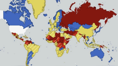 SAD objavile mapu rizičnih zemalja za 2026: Gdje su BiH i zemlje regiona