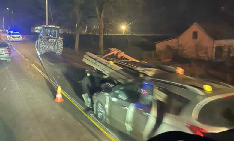 Sudar automobila i traktora kod Nove Topole, jedna osoba teško povrijeđena