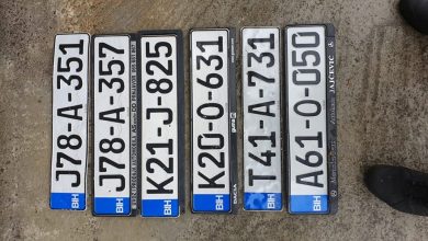 Vraćene registarske tablice uništava kako ko hoće