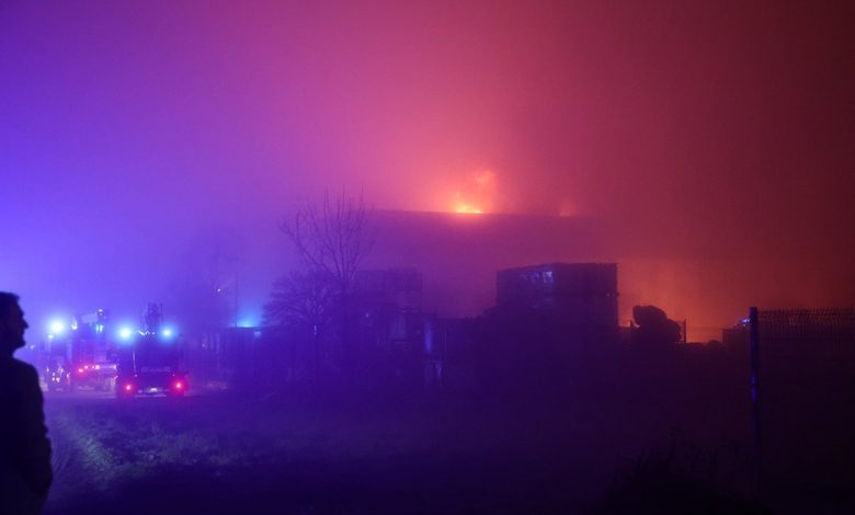 Požar kod Zaboka u preduzeću sa opasnim materijama