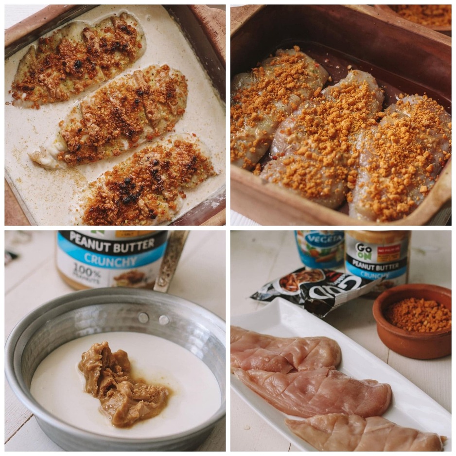 Postupak pripreme pilećih filea sa kikirikijem (Foto: Instagram)