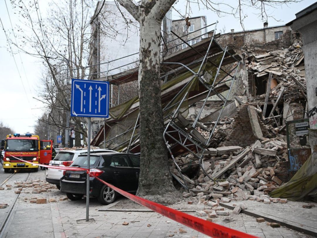 Urušila se zgrada u Beogradu