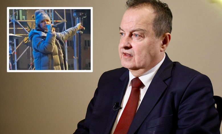 Dačić: Identifikovano 11 osoba koje su gađale Anu Bekutu u Čačku