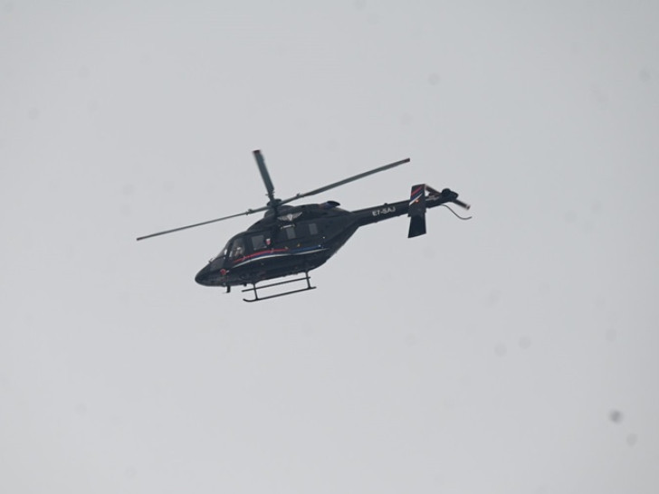 Spektakularan prelet helikoptera na svečanom defileu