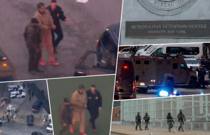 Maduro doveden pred sud, vezan lisicama, vidno hramlje