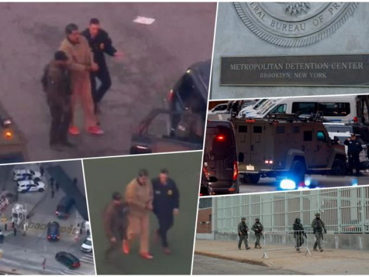 Maduro doveden pred sud, vezan lisicama, vidno hramlje