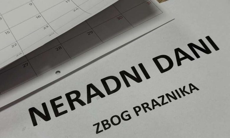 Vlada proglasila 14. januar neradnim danom