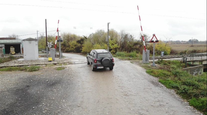 rampa, pružni prelaz, Trnavska Baluga