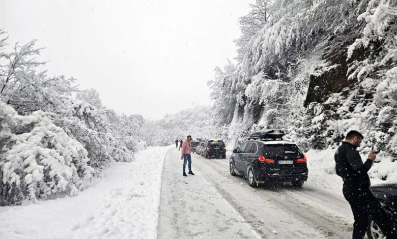 Kamioni napravili zastoj preko Romanije