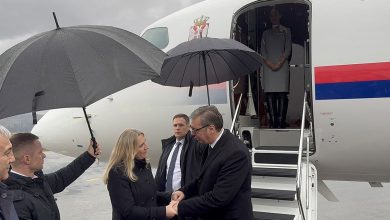 Vučić stigao u Mostar, dočekala ga Cvijanovićeva