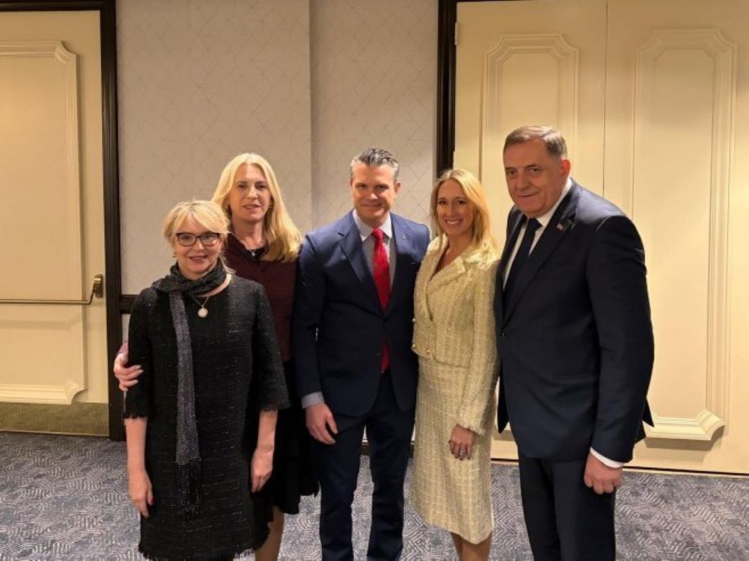 Trišić Babić, Cvijanović i Dodik sa američkim sekretarom za odbranu