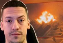 Zapaljeno vozilo Bake Praseta od milion maraka