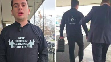 Upao u Gradsku upravu Zagreba i pustio "Bojnu Čavoglave"