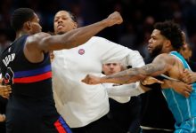 Masovna tuča na parketu u Detroitu