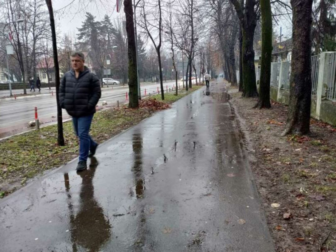 Pred nama tmuran i kišovit dan