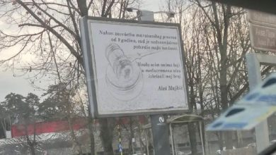 Zagonetni bilbord u Banjaluci: “Hvala svima koji nisu izbrisali moj broj”