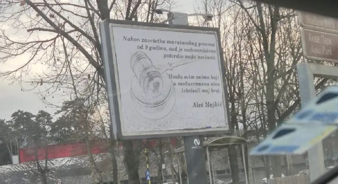 Zagonetni bilbord u Banjaluci: “Hvala svima koji nisu izbrisali moj broj”