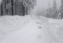 Na vrhu Kozare snijeg dva metra, putevi zavijani