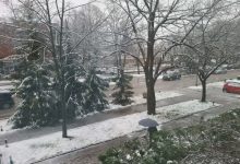 Banjaluka jutros pod snijegom