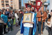 Vjernici u Zvorniku dočekali čudotvornu ikonu iz Rusije