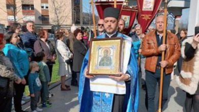 Vjernici u Zvorniku dočekali čudotvornu ikonu iz Rusije