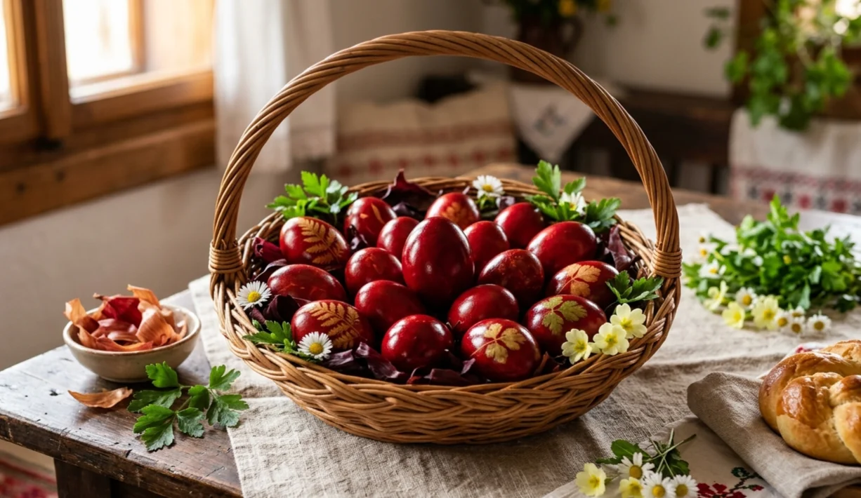 Najljepša crvena jaja za Vaskrs: Tri sastojka koja već imate kod kuće