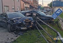 Karambol u Bijeljini: Pijani vozač udario u tri parkirana automobila