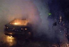 U Banjaluci u potpunosti izgorio automobil