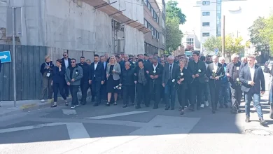 Srbi stigli u Dobrovoljačku uz jake mjere obezbjeđenja