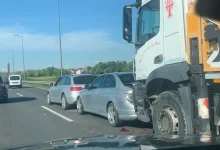 Lančani sudar na brzoj cesti Banjaluka-Laktaši