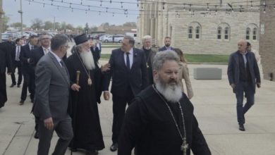 Dodik u Milvokiju posjetio Saborni hram Svetog Save i školu