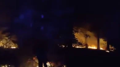 Prvi maj završio požarom: Vatrogasci gasili vatru na Ublima