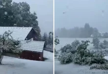 Jaki vjetrovi i snijeg u Sloveniji