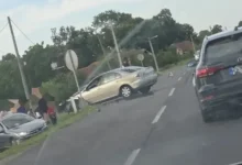 Saobraćajka kod Bijeljine: Jedan automobil sletio sa puta, drugi smrskan