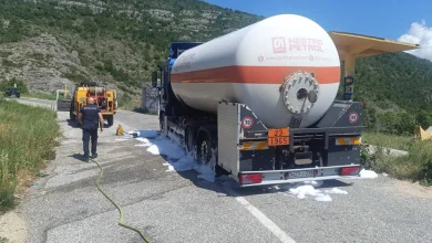 Kod Trebinja iscurio gas iz cisterne, intervenisali vatrogasci