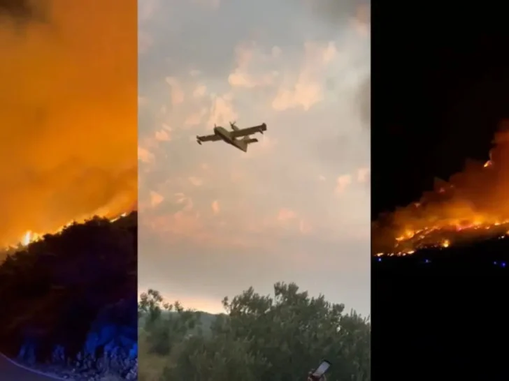 Bukti požar na Visu, vatra se brzo širi zbog suše i vjetra