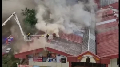 Veliki požar u Beogradu, gori poznati tržni centar