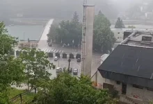 Višegrad pogodilo jako nevrijeme: Ulice pod vodom, odroni na putu