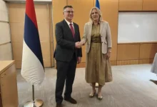Cvijanovićeva se sastala sa izraelskim šefom diplomatije