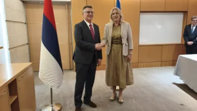 Cvijanovićeva se sastala sa izraelskim šefom diplomatije