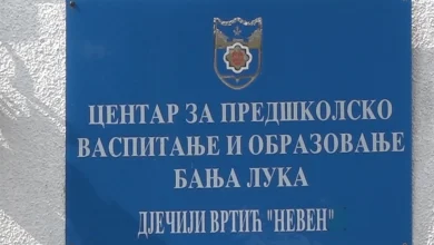 Vrtić "Neven" u Banjaluci od ponedjeljka prima djecu