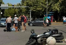Sudar dva automobila i motocikla u centru Banjaluke